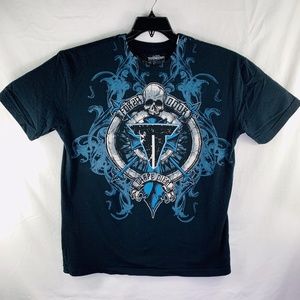 Throwdown by Affliction Carpe Diem T-Shirt XL